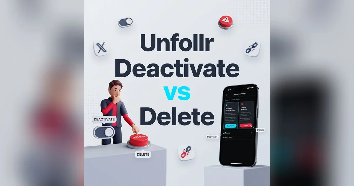 Deactivate vs Delete Twitter: Key Differences Explained in 2026