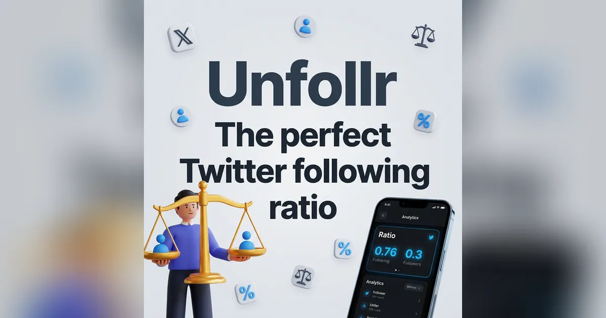 Twitter Follower to Following Ratio: What It Means and How to Fix It