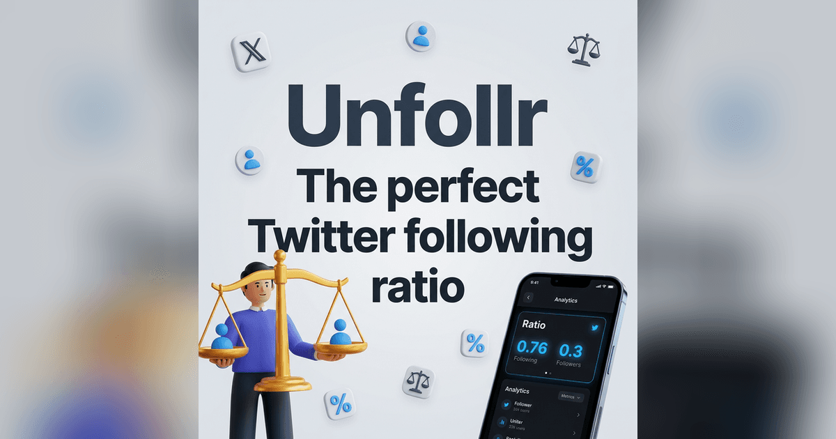 Twitter Follower to Following Ratio: What It Means and How to Fix It